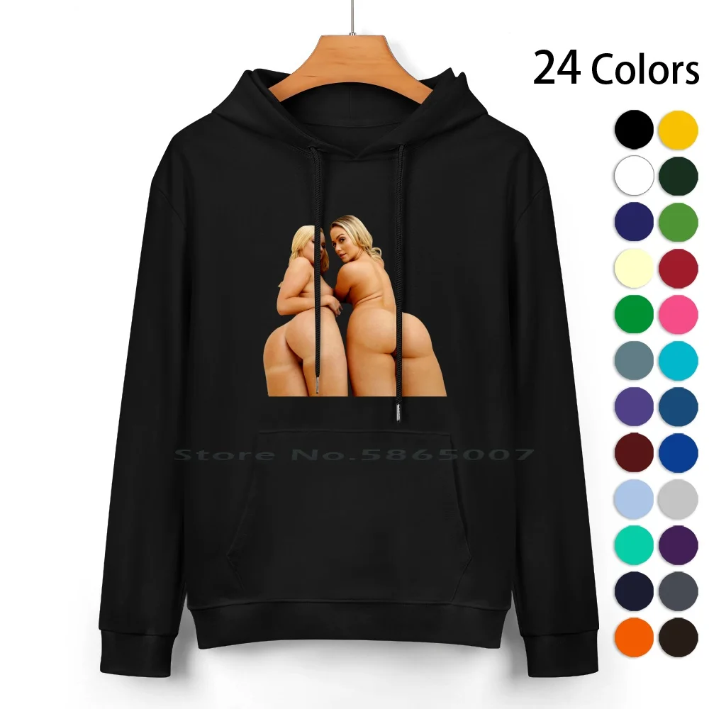 Mia Malkova And Bailey Brooke Hot Ass Adult Actress Cotton Hoodie Sweater 24 Colors Mia Malkova Bailey Brooke Ass Two Boobies