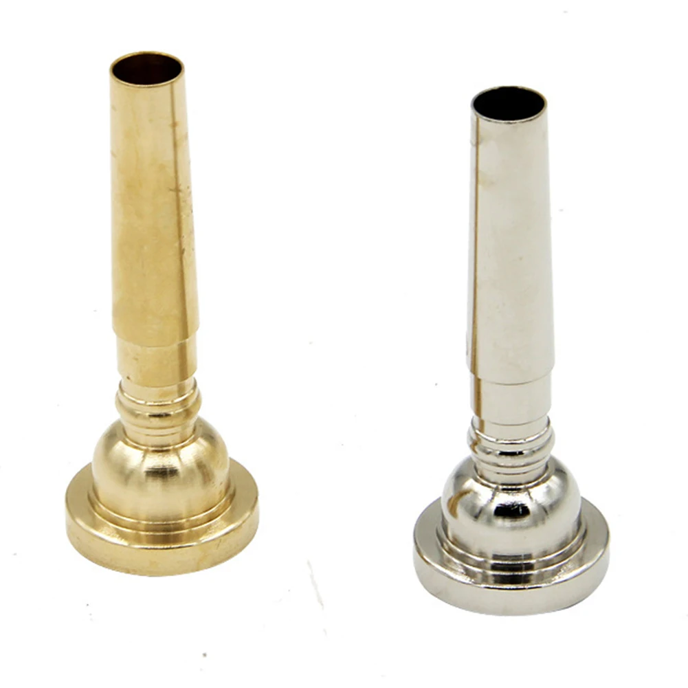 Professional Brass Trumpet Mouthpiece Silver-plated Standard Trumpet Mouthpieces Brass Musical Instruments Accessories