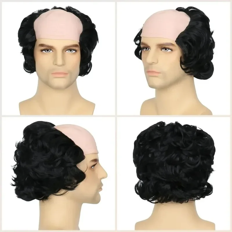 Man Bald Wig, Funny Game Prop