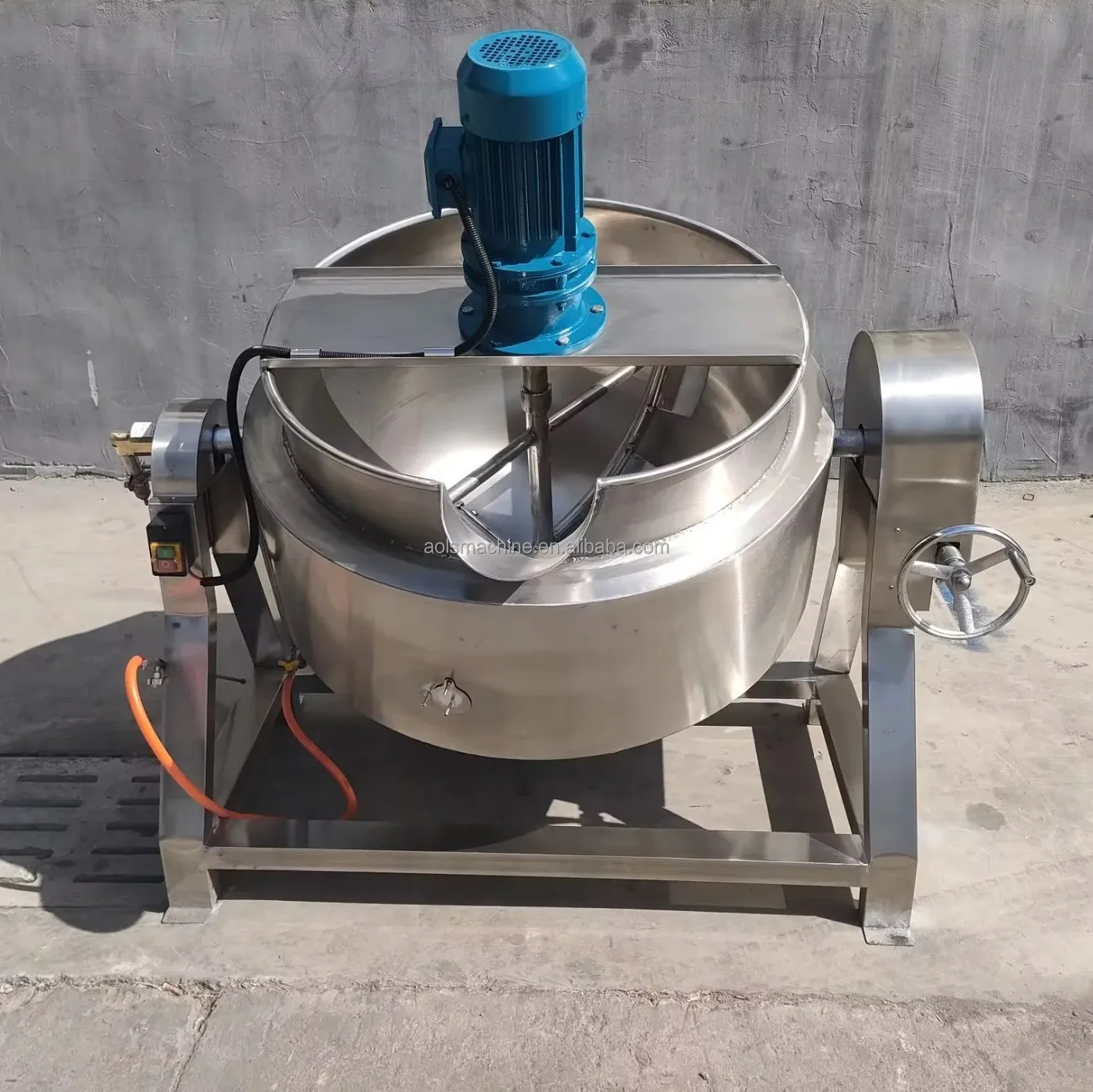 

50-600L Stainless Steel Tilting Cooking Planetary Stirring Pot Jacketed Kettle Commercial Restaurant Soup Cooking Equipment