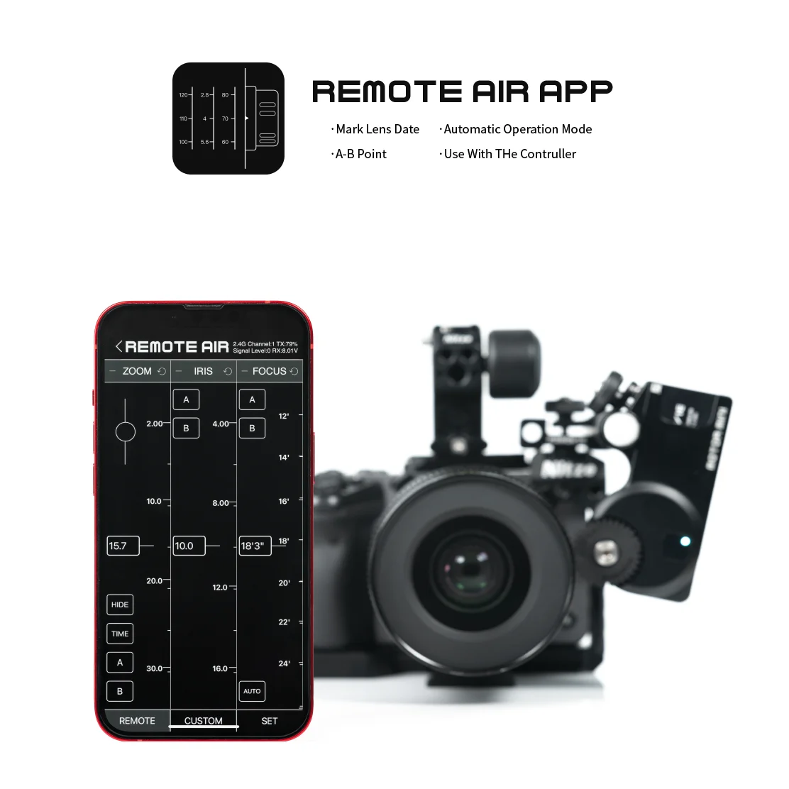 PDMOVIE LIVE AIR 3 Wireless Lens Control System / Wireless Follow Focus System