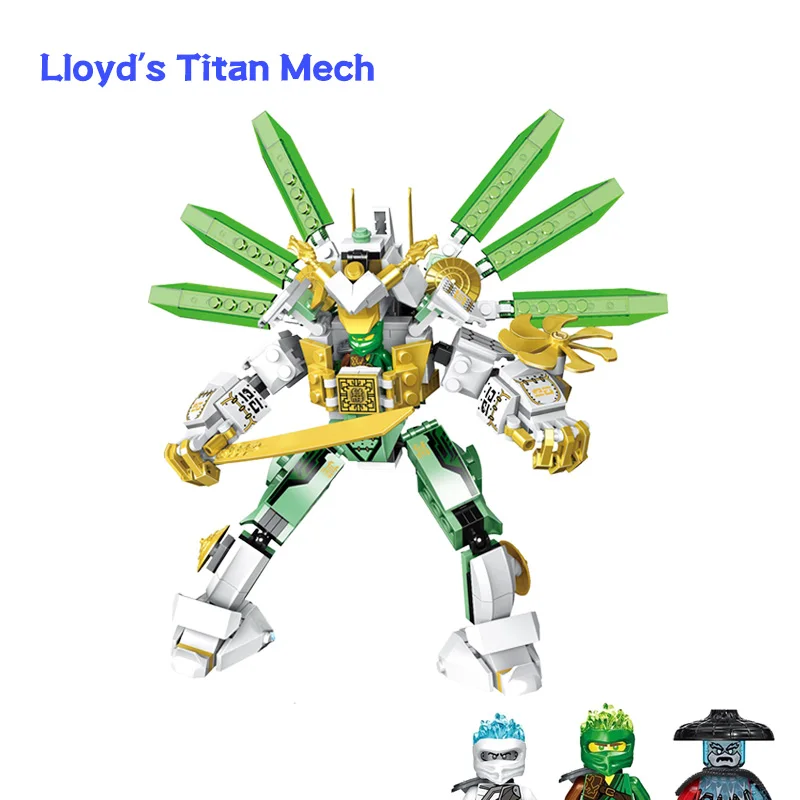 

Creative DIY small Lloyd Titan Mech Robot Building Blocks Assembled Model Educational Toys For Birthday Gifts