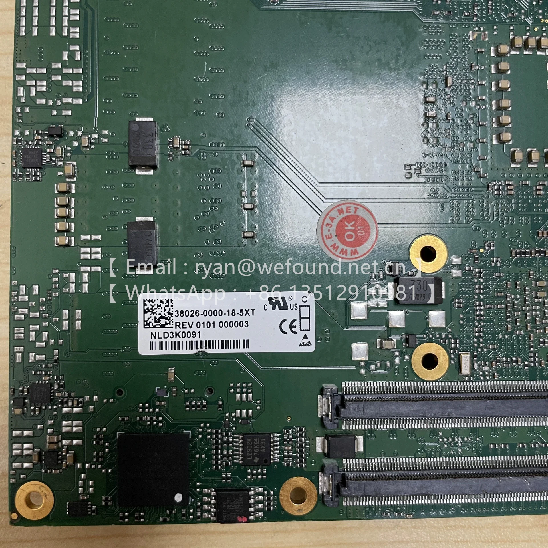 38026-0000-18-5XT Placa integrada de módulos en computadora