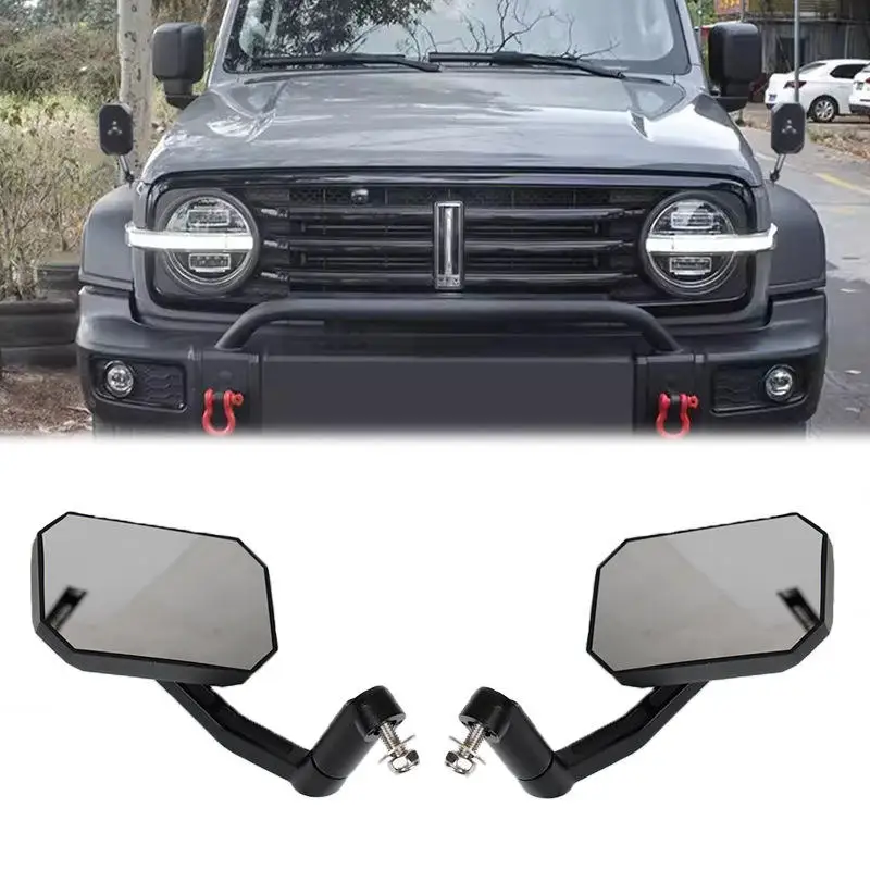 Hood Mount Rear View Mirror Wide Angle Bonnet Side Mirror For Great Wall Tank 300 2020+ Car Hood Rearview Mirror Auxiliary Blind