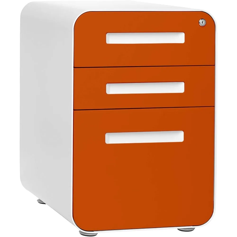 

Filing Cabinets Stockpile 3 Drawer File Cabinet with Lock - Under Office Desk Metal Filing Cabinet, Legal/Letter File Folders,