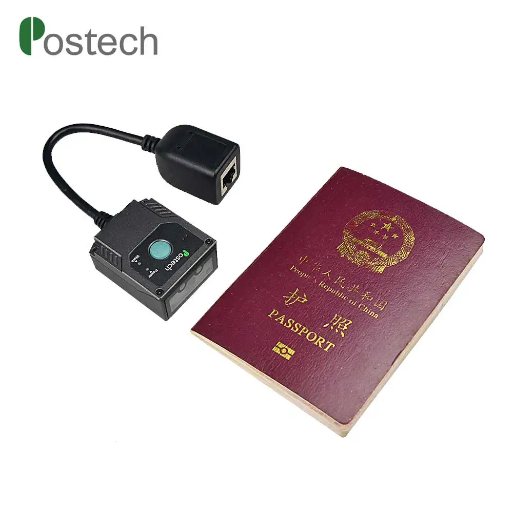 China USB 1D Barcode Reader PDF417 QR Code 2D Barcode Scanner for Driving License Barcode Stock Plug & Play