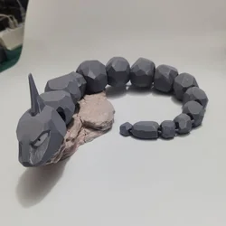 Anime 1:20 Onix Action Figures Pet Cartoon Statue Movability Collection Ornaments Decoration Model Toy For Children Holiday Gift