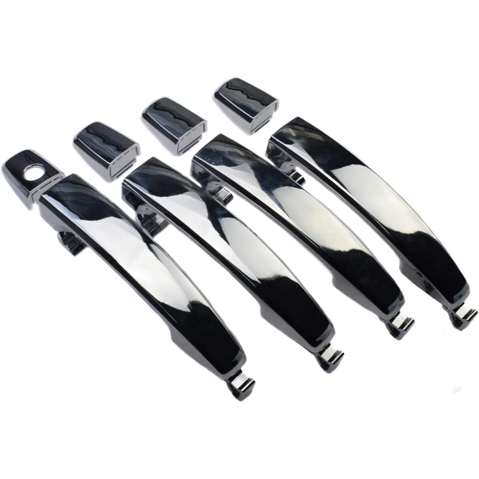 

4Pcs Exterior Door Handle Chrome Front Rear Left Right fit for Chevy Aveo Captiva 96468266,96468306