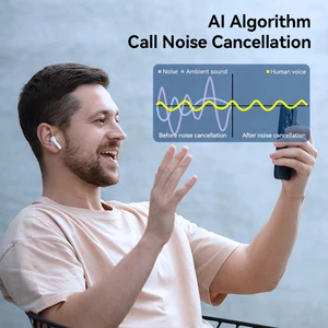 ENTIFIER X2S TWS Earfheres Bluetooth Earbud Wireless Kopfhörer, Bluetooth 5.3, 13 mm Treiber, starkes Bass, Lichtdesign, 26 Stunden Wiedergabetechnik 10 Hauptverkäufe Alto -Sprecher - №6