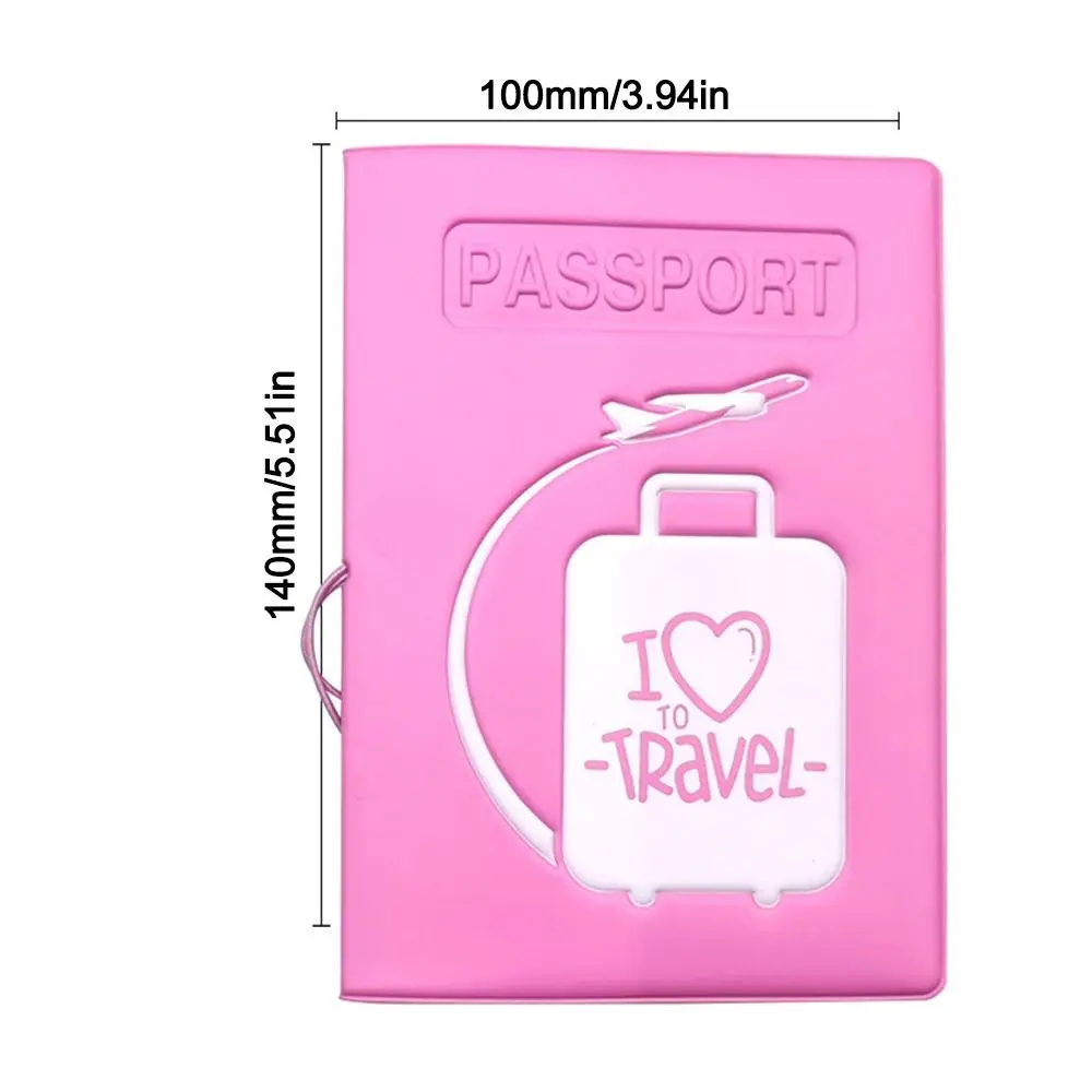 Card Holder PVC Passport Case Multi-function Protection Card Bag Portable ID Holder Women Men