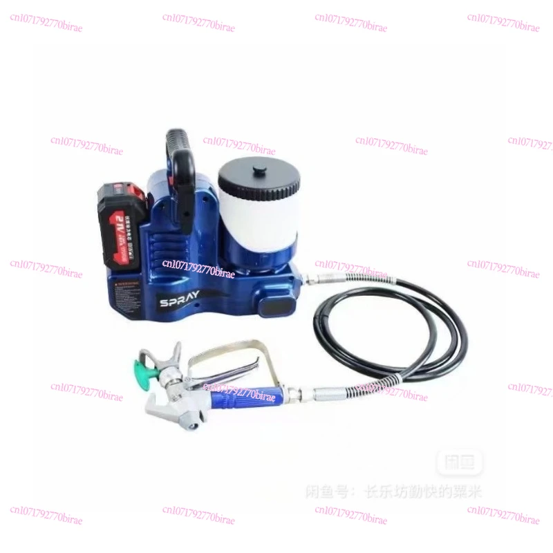 

Electric Paint Sprayer, Lithium Battery Rechargeable, Small Backpack Type, Airless High Pressure Sprayer