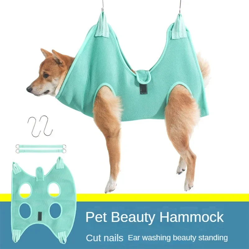 Cat Dog Grooming Nail Cutting Anti Scratch Bite Fixed Bag Bath Trimming Restraint Bag Pet Beauty Hammock Hanging Pet Supply Set