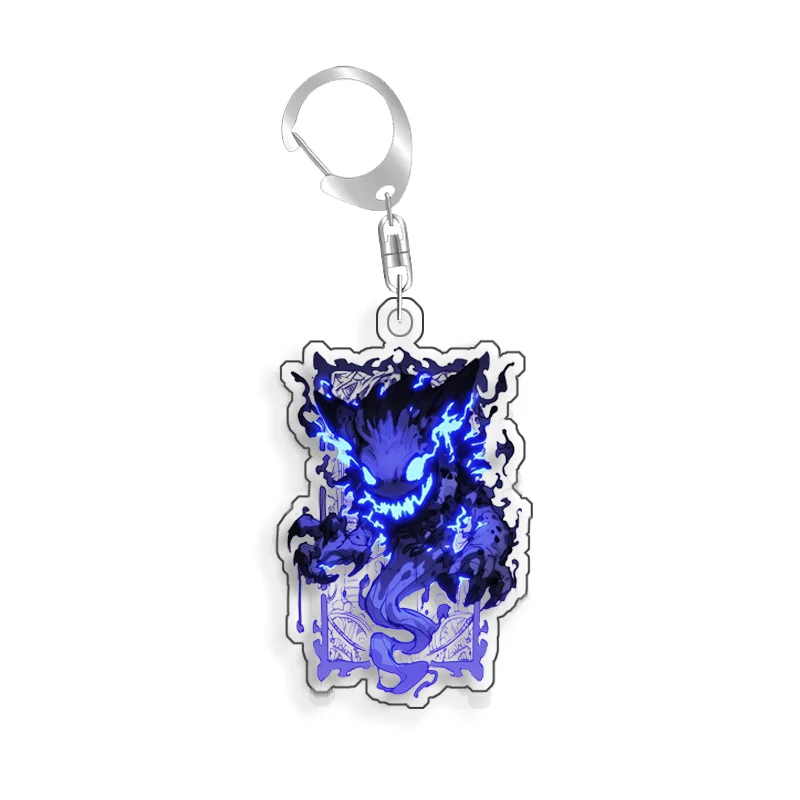 For Pokemon Elf Qikchu Weezing Gyarados Togekiss Sylveon Acrylic Original Selfmade Cute Cartoon Anime Keychain Pendant Toy Gift