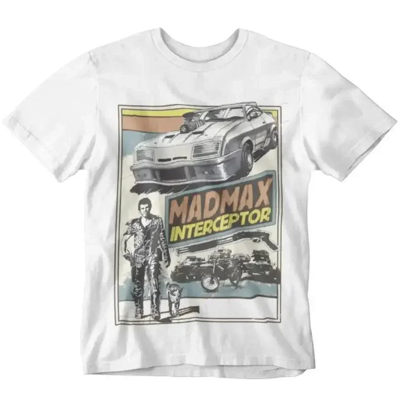 Mad Max Interceptor T Shirt Retro Cool Action Movie 80s UK