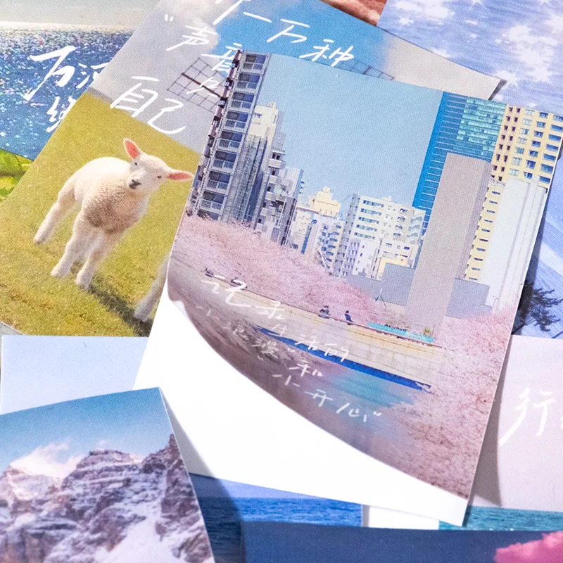 4 styles 50 pcs Everything freedom series Life theme collage sticker Scrapbooking Material Diary Album Junk Journal Supplies
