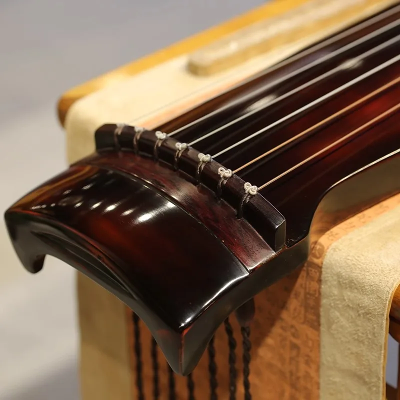 Fuxi/ Zhongni Guqin Wooden Traditional Plucking Stringed Instruments Grading Performance Guqin Handmade Chinese Music Instrument
