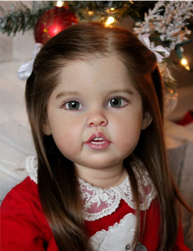 

Кукла-младенец DLS Cressida Reborn из винила от Ping Lau, 28 дюймов, полностью ручная роспись