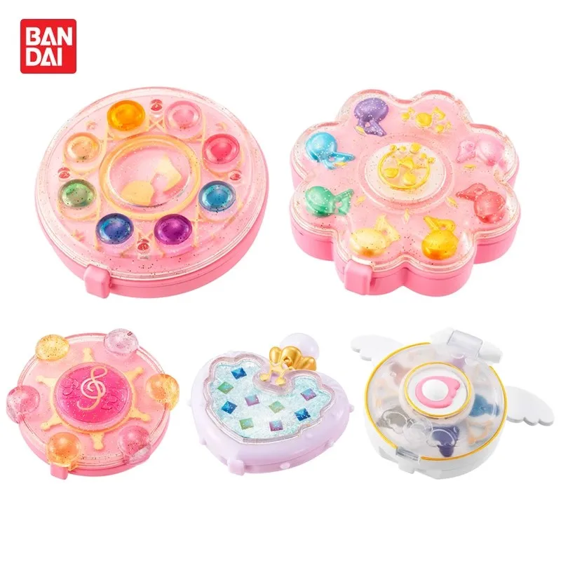 

Bandai Original Gashapon ピリカピリララコンパクトミラー 25th Edition Ojamajo Doremi Anime Figure Toys For Kids Gift Collectible Model Ornaments