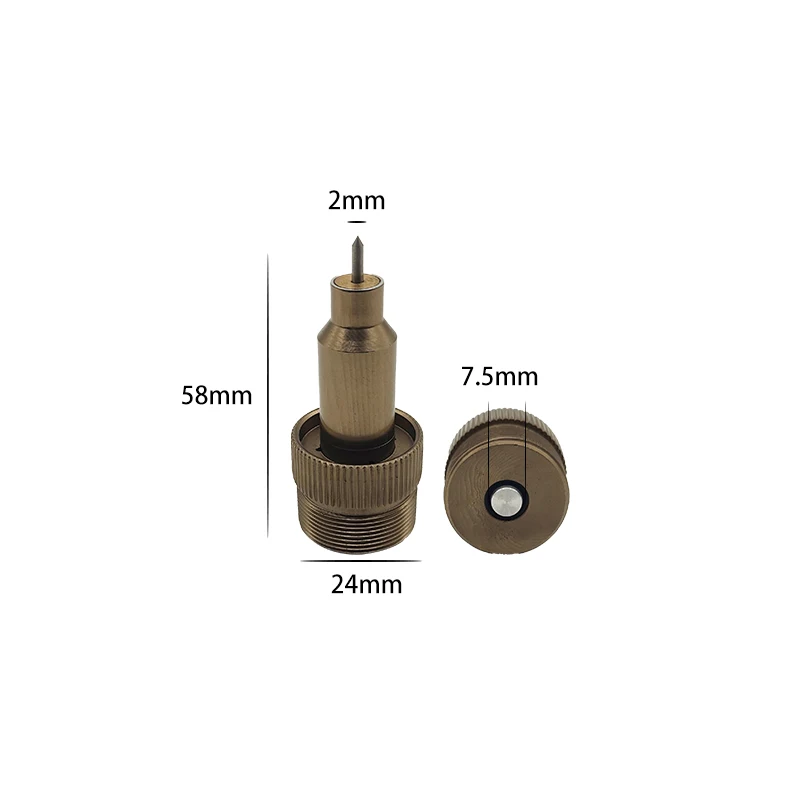 Zixu 2mm M24 M26 aluminum pneumatic marking engraving machine dot palm engraving pen