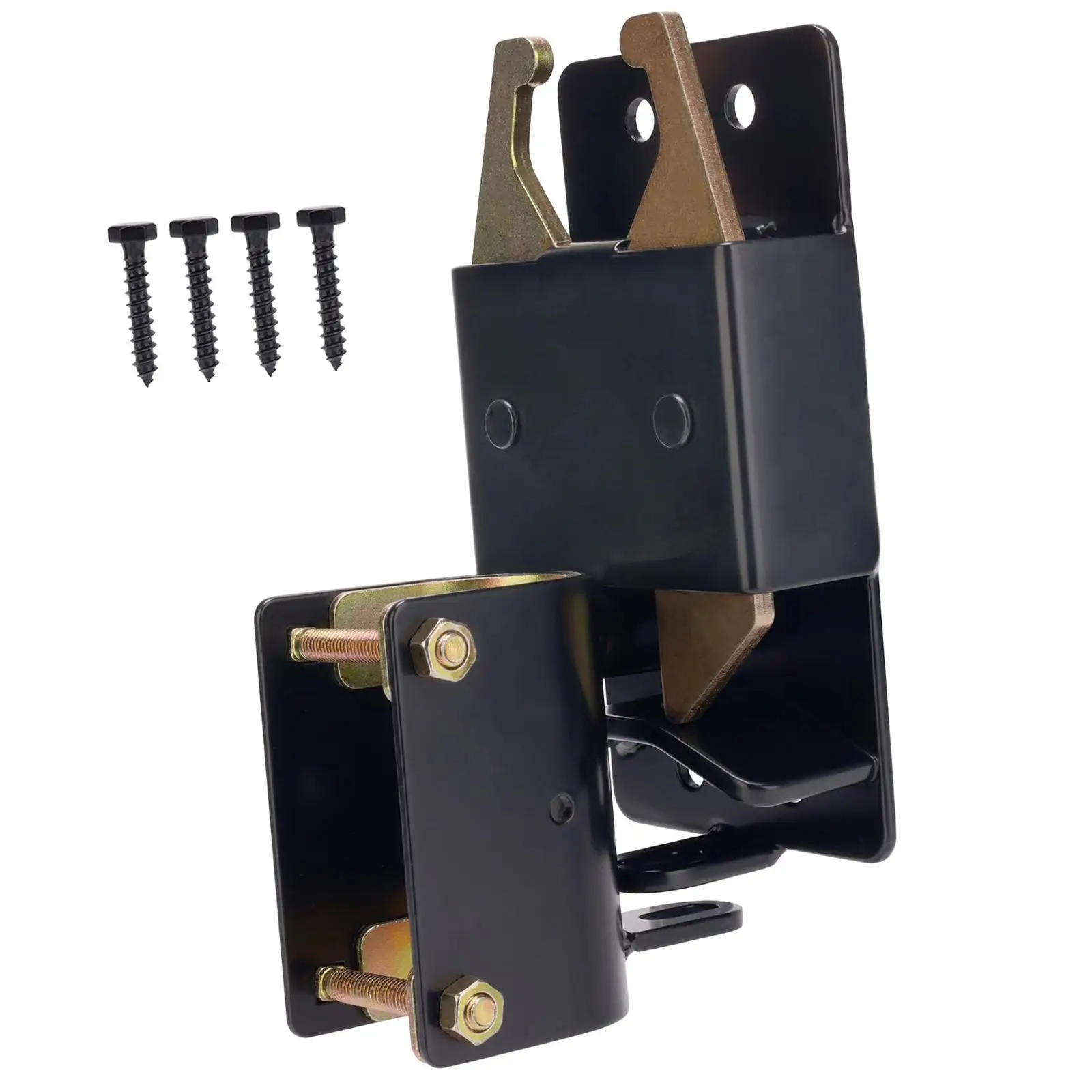 

Двусторонняя запираемая защелка для ворот, защелка для ворот крупного рогатого скота, высокопроизводительная металлическая фурнитура, сверхмощная защелка для пасти, фермы, клетки для домашних животных, заборы