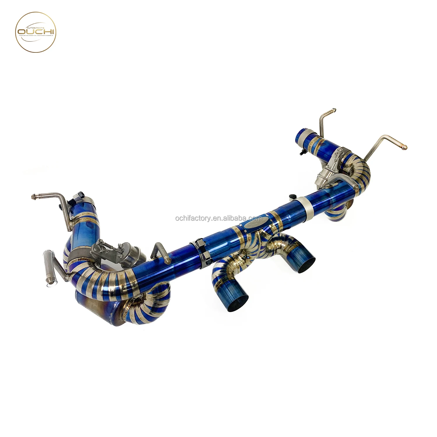 

Выхлопная система OUCHI, выпускной клапан Catback из титанового сплава для Ferrari 458 Italia/Spider 2011-2015 4,5 458, выхлопная система