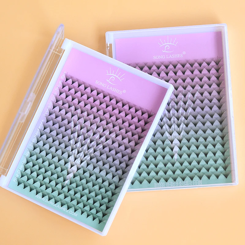 H&L SINCE 1990 30D&40D lash clusters pre-made fans Individual eyelashes strong bundle base lashes extension Korean eyelashes
