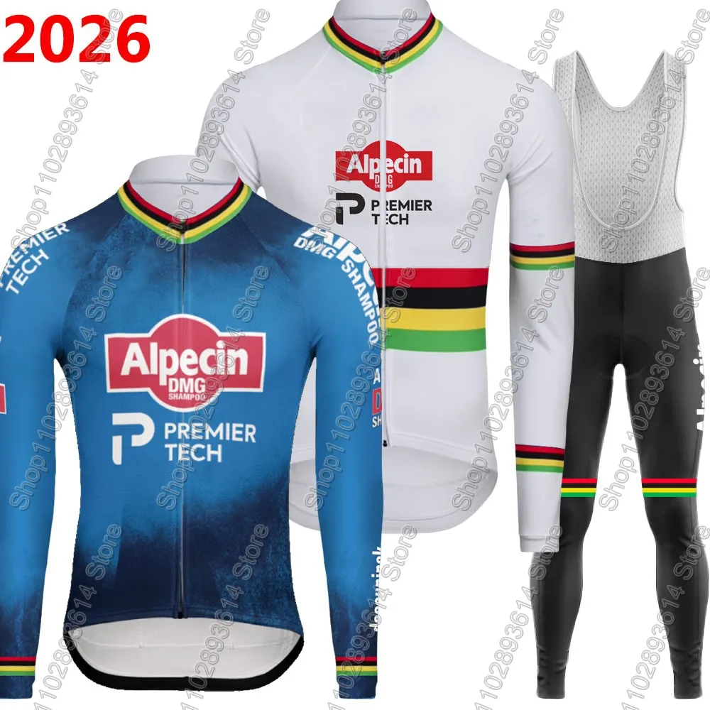 

Alpecin Premier-Tech 2026 Team Cycling Jersey Set Summer Winter Clothing Suit Long Sleeve MTB Bike Road Pants Bib Ropa Ciclismo