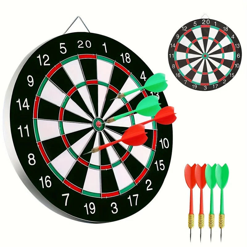 

Hanging Dart Board，with20A similar target area，Bright Colors，Easy-to-Read Score System，Made of rubber fiber material，No Power Su