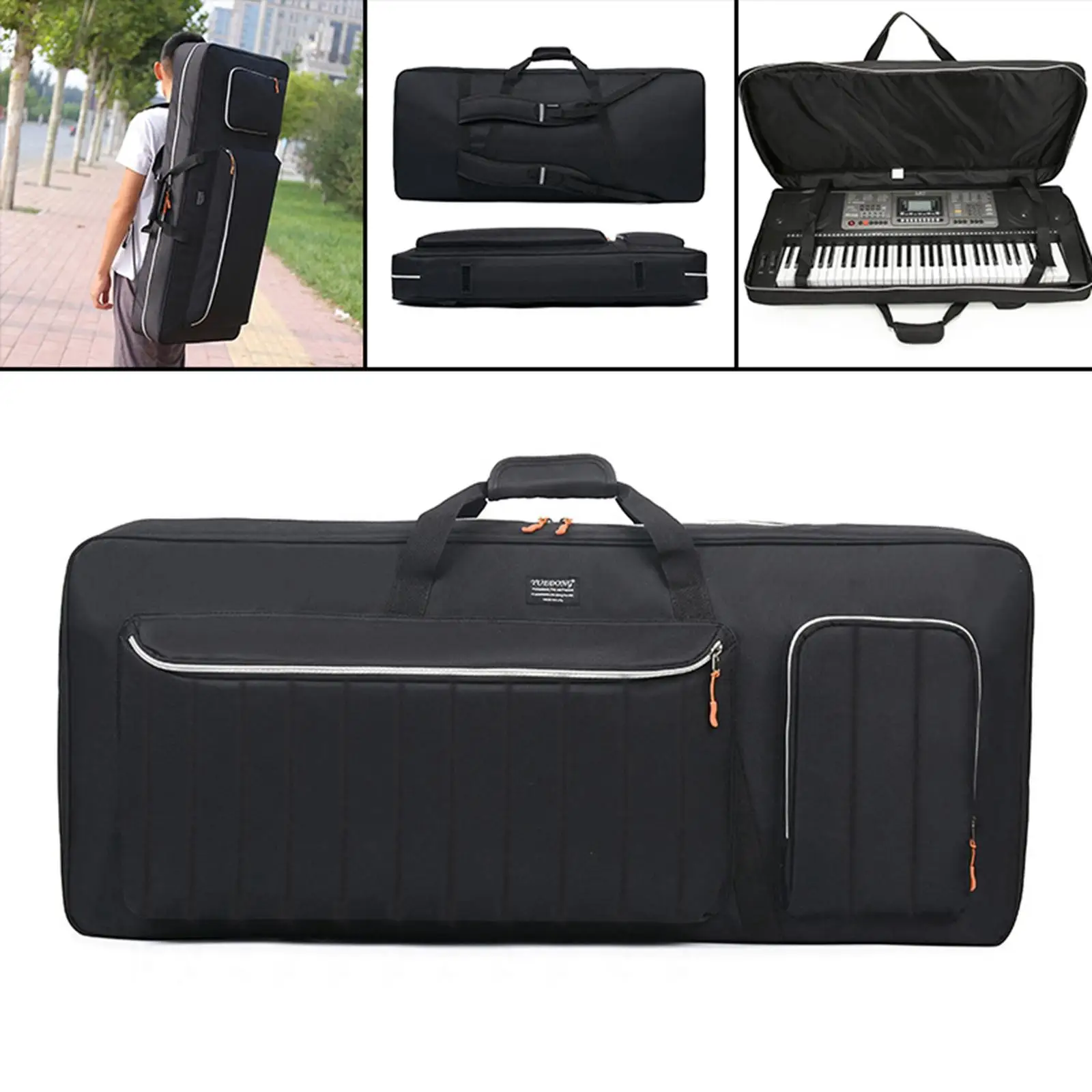 61 Keys Accessories Electronic Keyboard Soft Case for Concert Digital Synthesizer