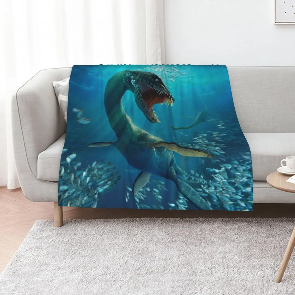 

Plesiosaurus Throw Blanket for winter christmas decoration Blankets For Sofas Luxury Brand Blankets