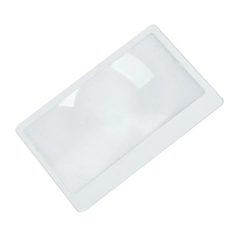 บัตรเครดิตแว่นขยายกระเป๋าสตางค์เลนส์ขยายเครื่องประดับ Loupe-Reading Aid Helper Dropshipping
