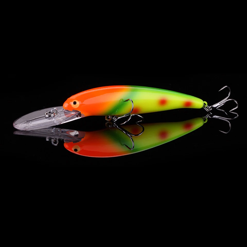 WALK FISH 1PCS Hard Bait 115mm 11.6g Quality Minnow Fishing Lure Crank Wobble Depth 3-4m Best Hooks for Fishing tackle