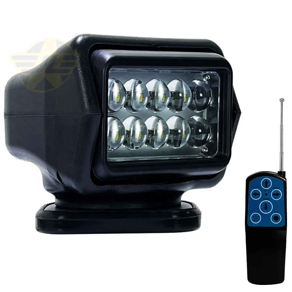 12V Marine Boat Remote Searchlight 24V Outdoor Hunting LED Spotlight Magnetic Car Roof Work Light Bar Golf Cart 4x4 ATV Offroad