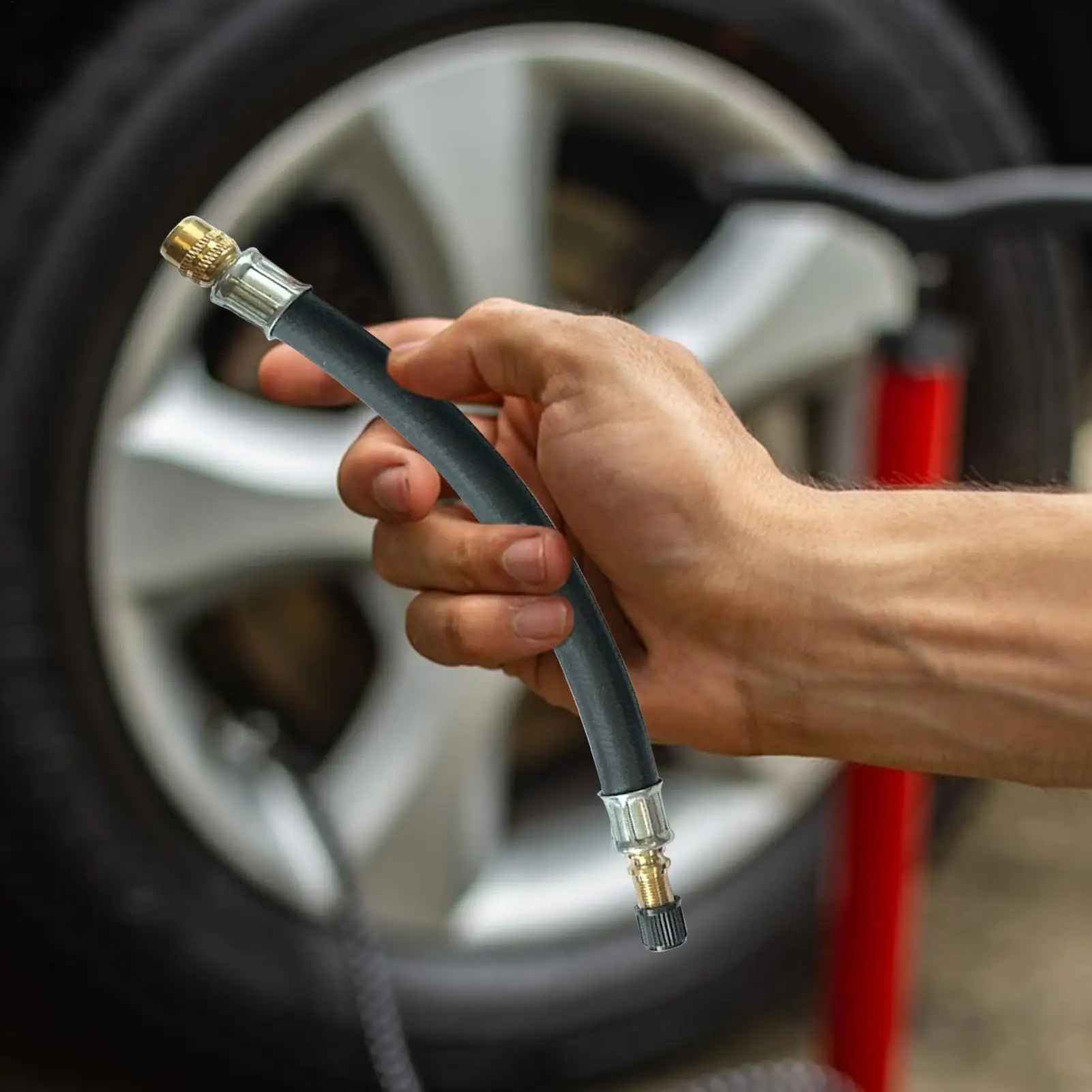 

Удлинитель воздушного клапана, гибкий герметичный разъем, удлинитель для накачивания автомобильных шин, удлинитель шланга для велосипеда, скутера, мотоцикла, авто