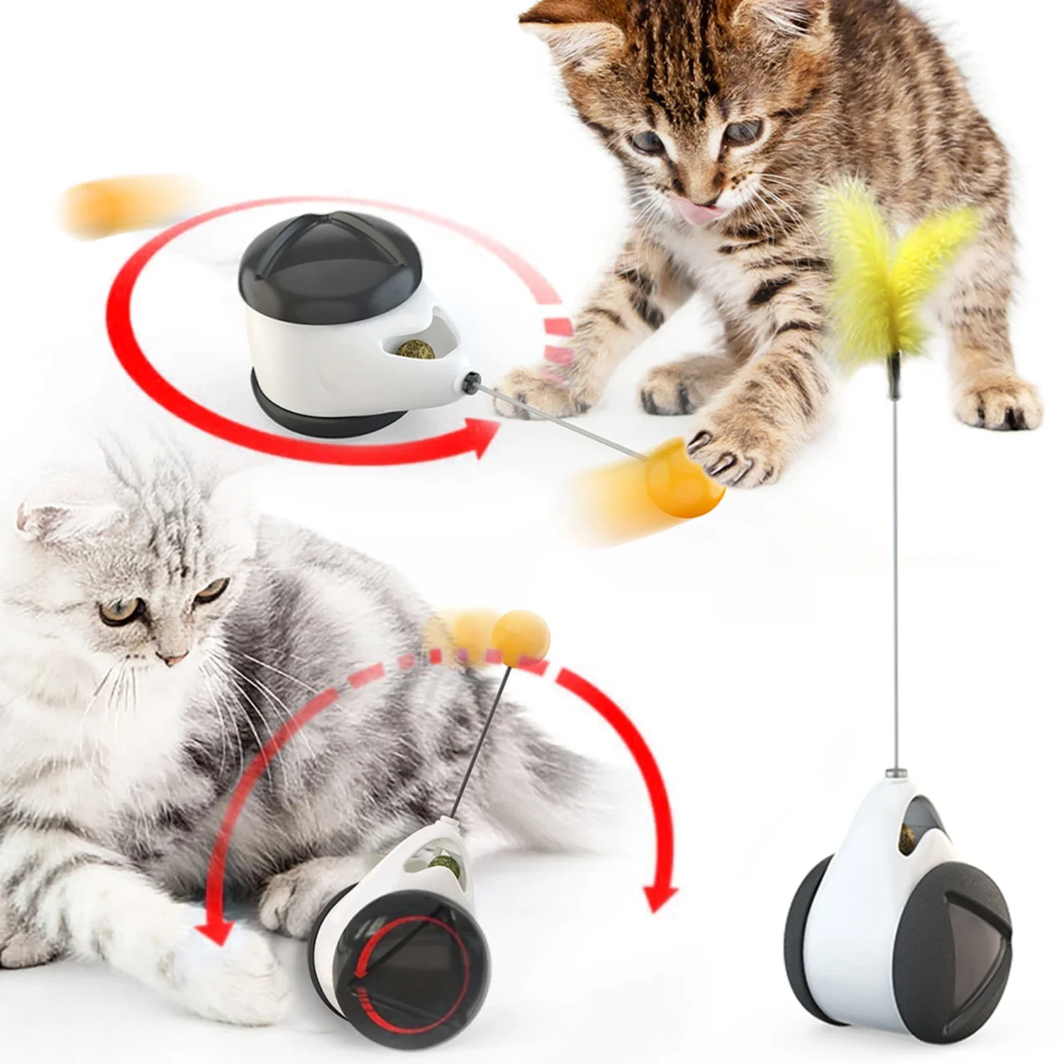 

Perfect Interactive and Fun Pet Toy Ball with Bells and Treat Dispenser for Your Adorable Furry Friend - Providing Endless Joy a