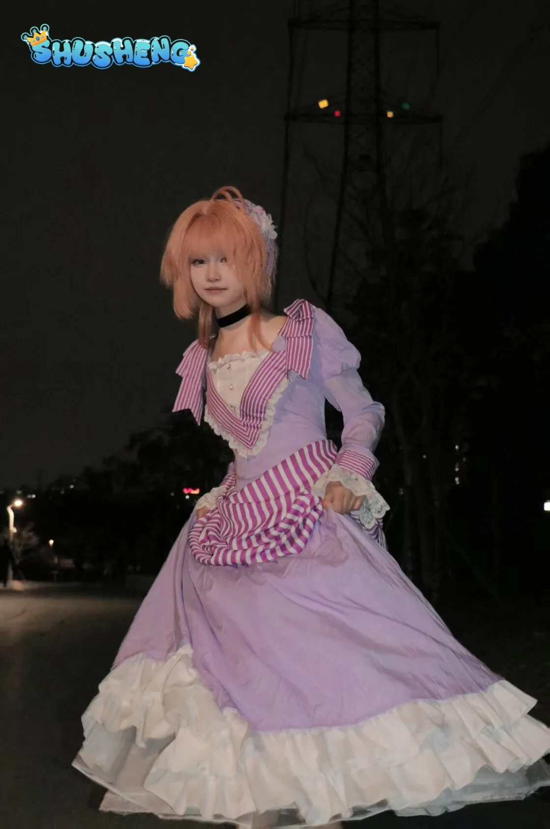 Anime Sakura Kinomoto Cardcaptor Sakura Dress Cosplay Costume Floral Dress Halloween Party Women Sweet High Quality Lolita Dress