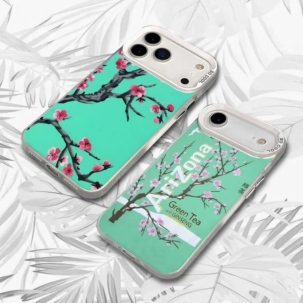 

Vaporwave Arizona Iced Tea Phone Case For iPhone 17,16,15,14,13,12,Pro,Max,Plus,E,SE4,Air,Mini Black IMD Box