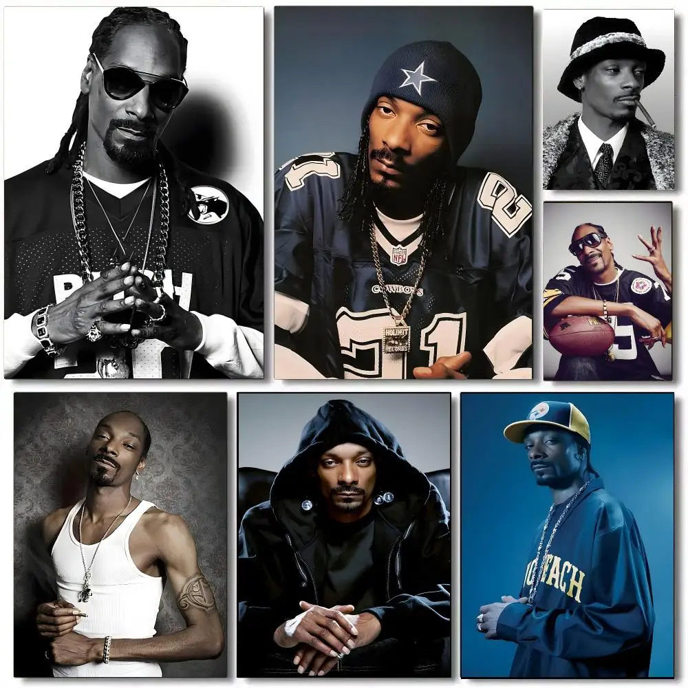 Rapper S-Snoop Dogg Poster Painting Prints Wall Art Picture Film Room Home Bar Cafe Decor Home Mural