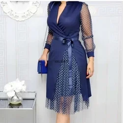 Customized African Dresses for Women Dashiki Mesh African Dress Bazin African Clothes Fashion Elegant Ankara Dresses Ladies Afri