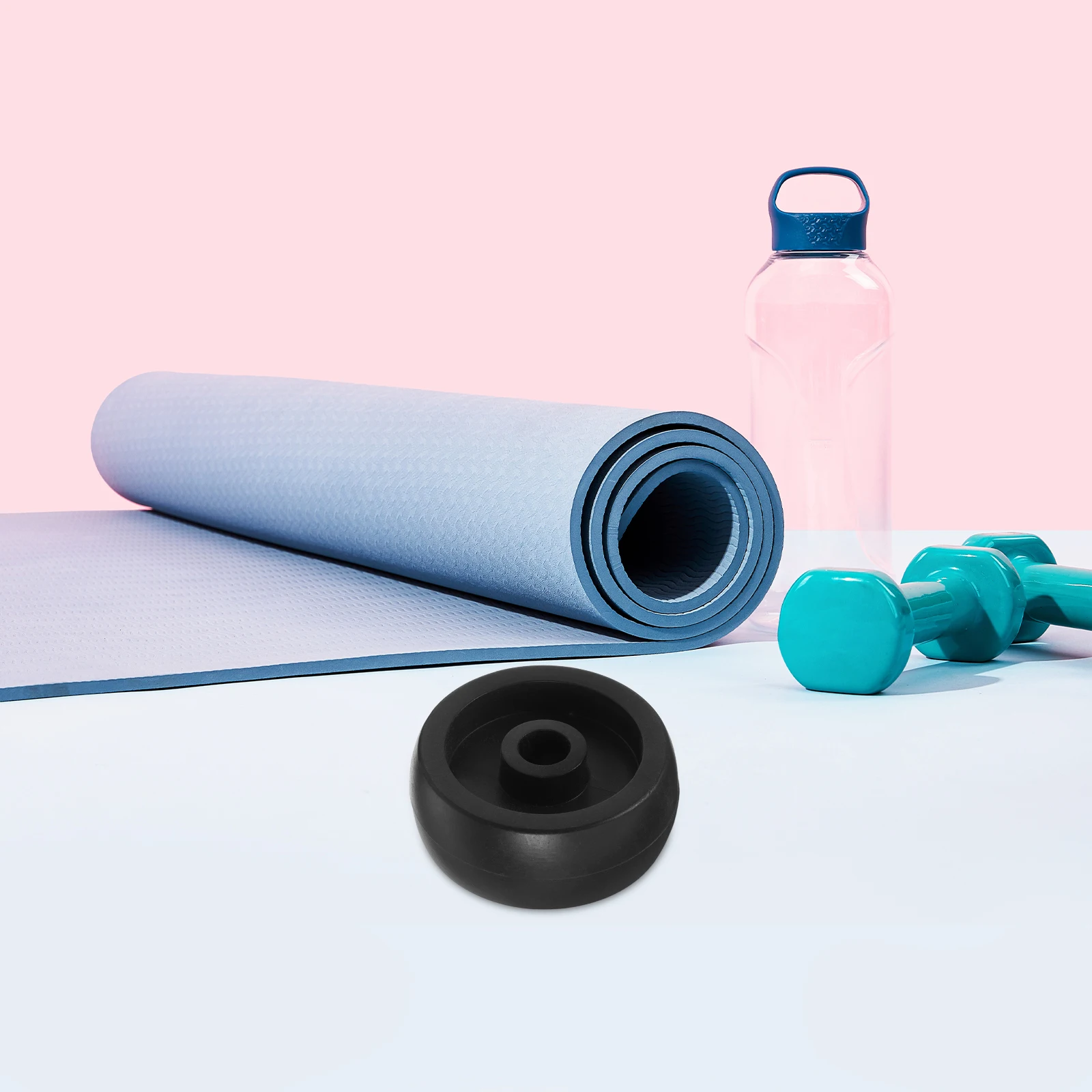 

4Pcs Heavy Duty Universal Caster Wheels Wear-Resistant Fitness Equipment Accessory Exercise Bike Treadmill Roller Replacement