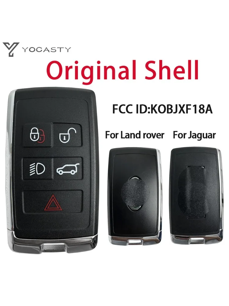 YOCASTY remplacement OEM pour Land Rover Discovery Ranger Rover SPORT EVOQUE Jaguar XF XJ EX coque de clé intelligente FCCID KOBJXF18A