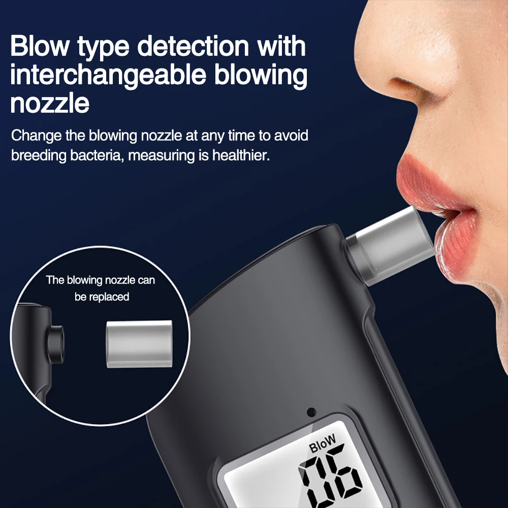 

Digital Alcohol Tester Breath Alcohol Tester Breathalyzer Breathalyser Alcohol Breath Tester For Test Your Blood Alcohol Content