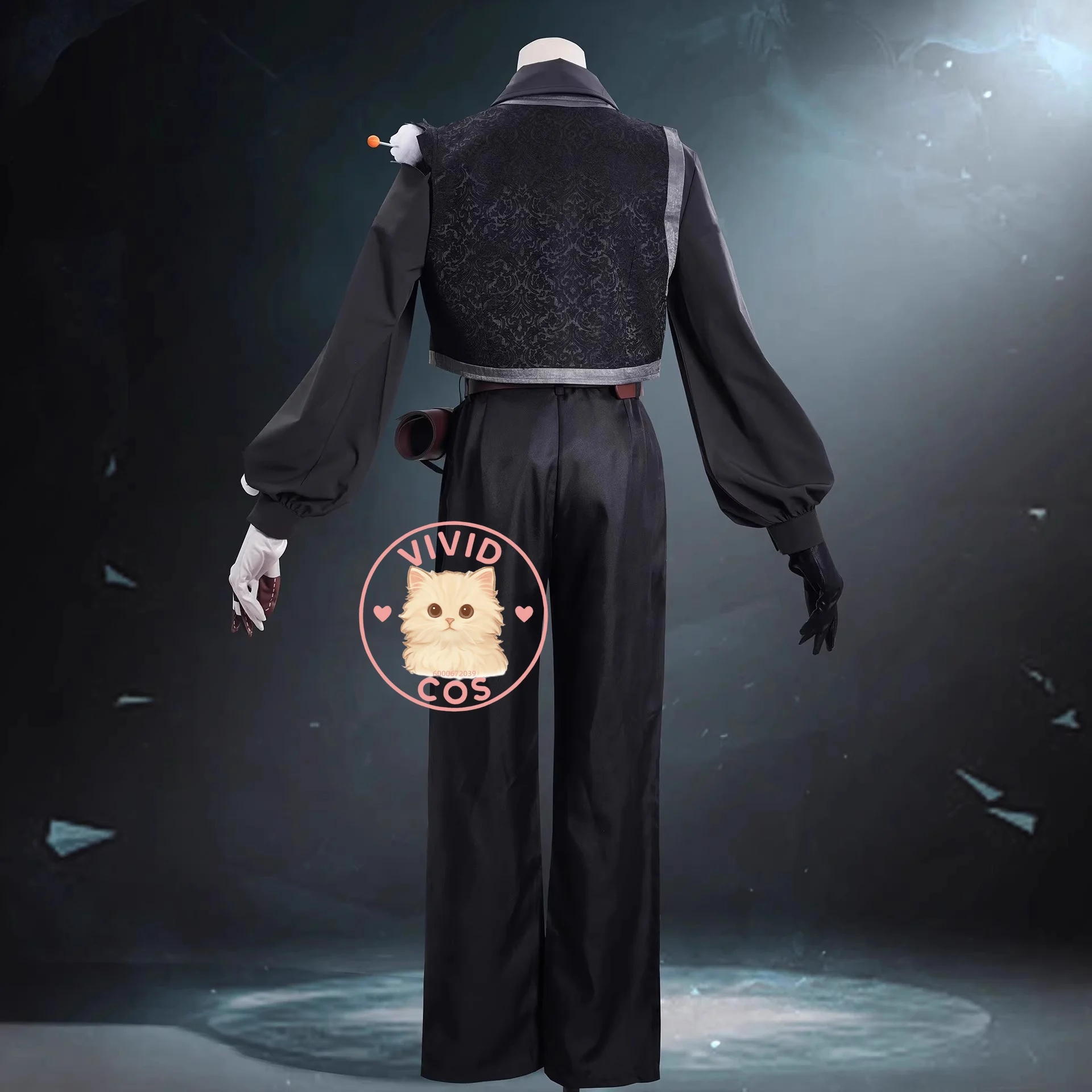 Stroje Cosplay Identity V dla nowej skórki Marionetkarza Matthiasa, w tym moda zarówno dla mężczyzn, jak i kobiet, do odgrywania ról.