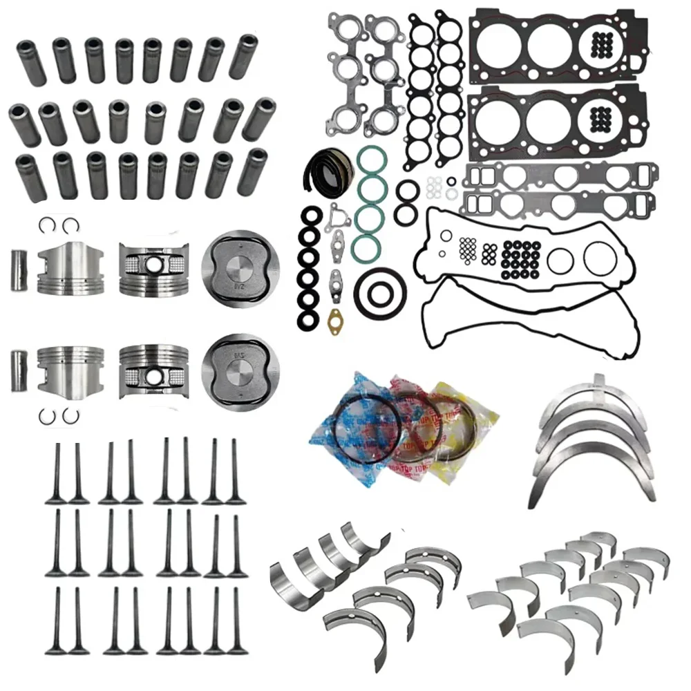 5VZ-FE Engine Rebuilding Kits set 3.4L 3.4 L T V6 GAS For TOYOTA HIACE HILUX LAND CRUISER TACOMA VZN18 VZN167 95-05 04111-62081