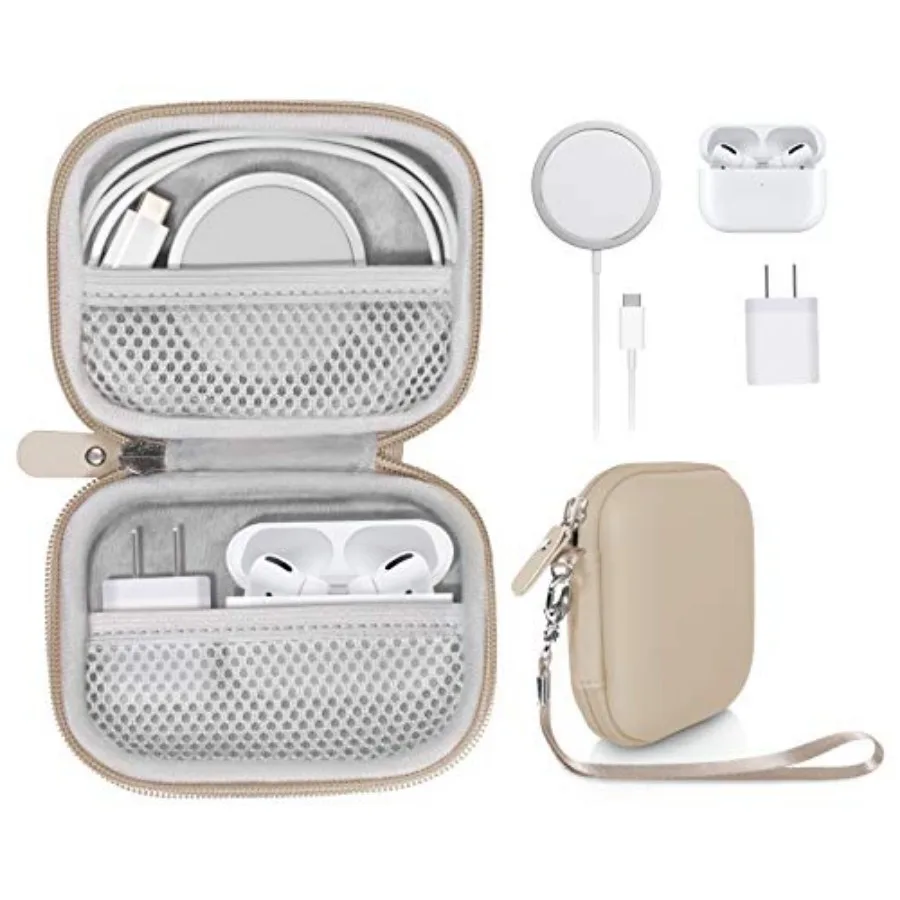 

All-in-One Case for iPhone MagSafe Charger and Battery Pack, Storage for Accessories/Power Adapter/Charge Cable/Docks, Compatib