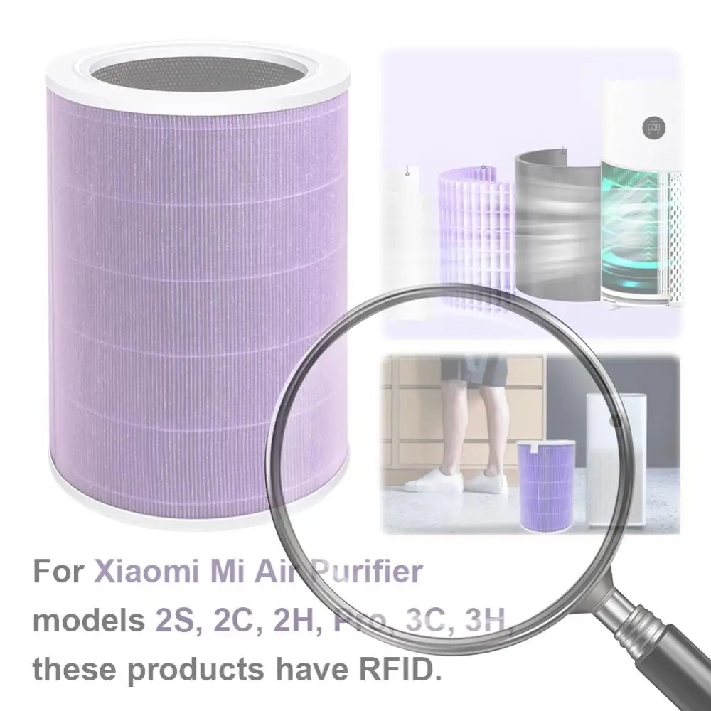 

Сменный фильтр для очистителя воздуха с активированным углем для очистителей воздуха Xiaomi 2S, 2C, 2H Pro, 3C, 3H