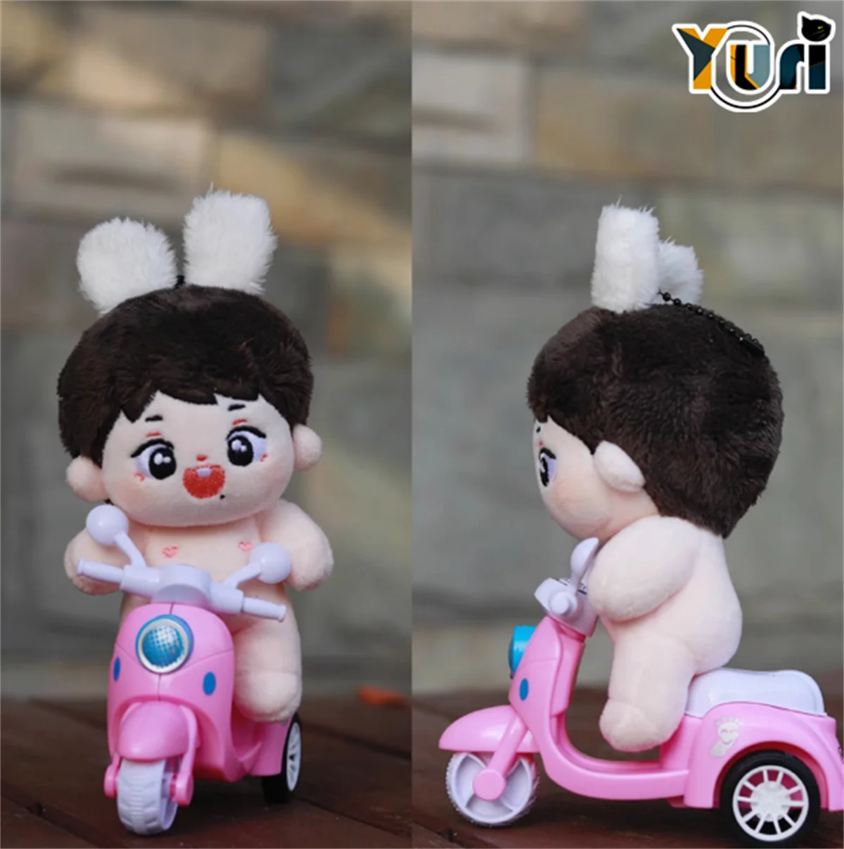 Yuri Xiao Zhan Wang Yibo Idol 10cm muñeco de peluche de juguete cuerpo de peluche ropa de Doctor suave lindo encantador regalo de seguidor de Cosplay MK