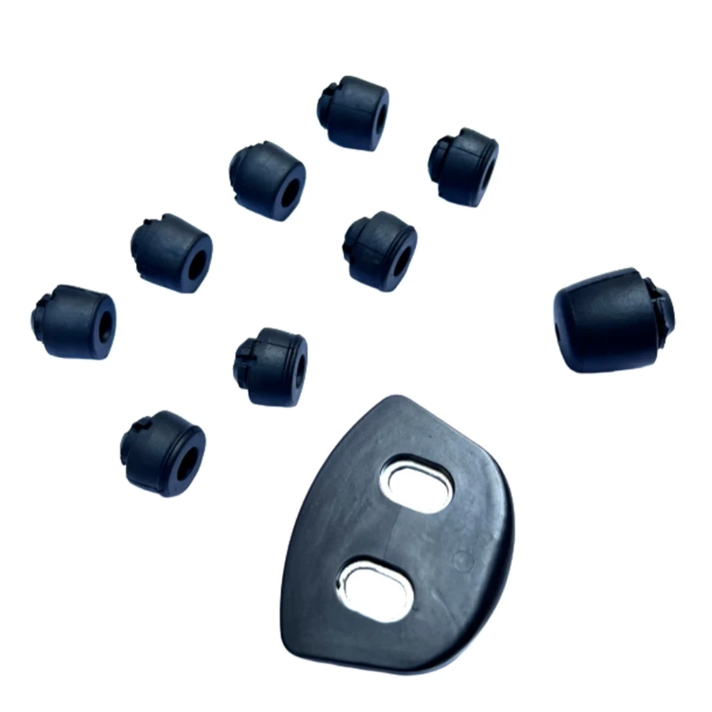 ​10 Pcs Car Door Buffer for Pajero Bump Pad Stop Shock Rubber for Montero V31 V43 V32 V33 Second Generation Dampers MB019730