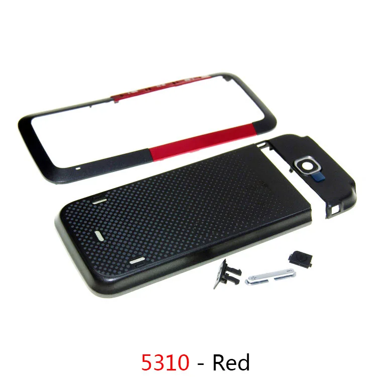 Phone Housing Cover For Nokia 5130 Mobile Phone Case 5310 5320 case Keypad battery Back Front Faceplate Frame cover