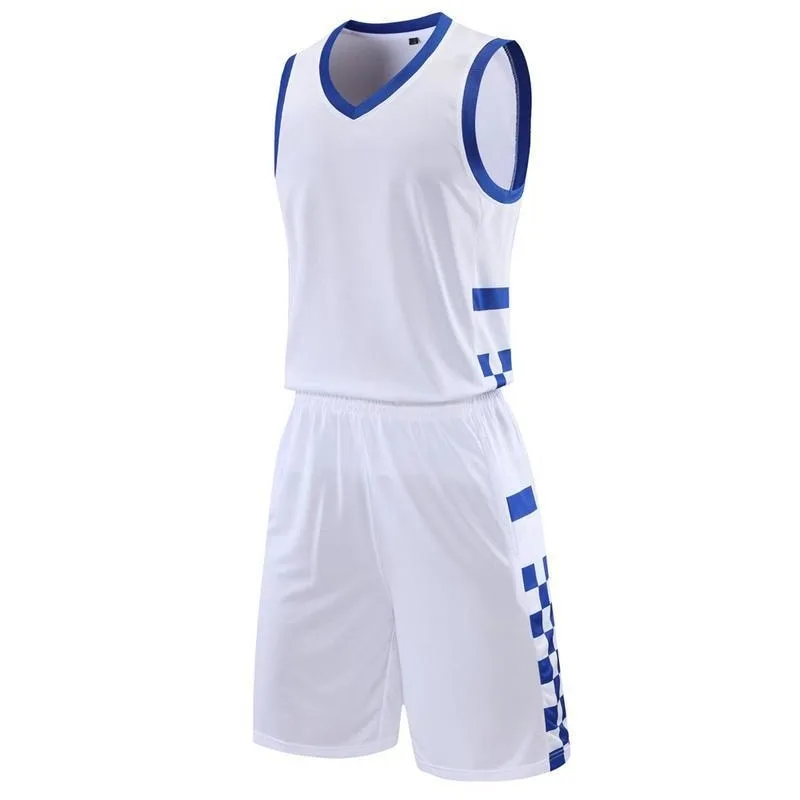 Adults Basketball Training Sleeveless Jersey Polyester Breathable Sports Shirt Professional Match Clothes Customizable Uniforms